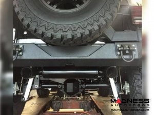 Jeep Wrangler JK Axle Back Exhaust System Kit - Black